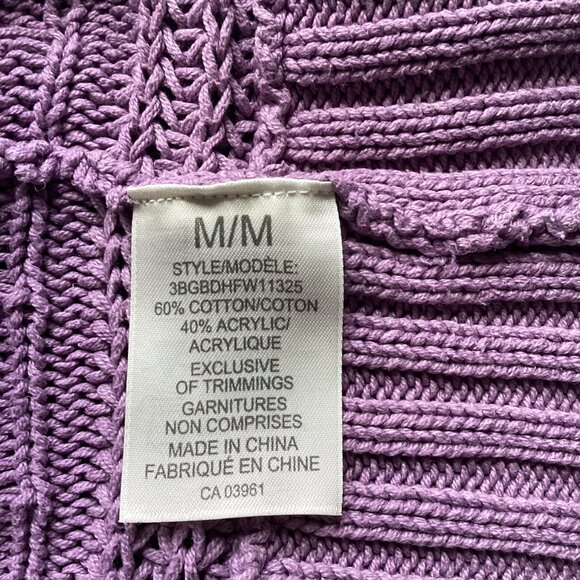 Denver Hayes Cotton/Acrylic Blend Sweater - Picture 4 of 4